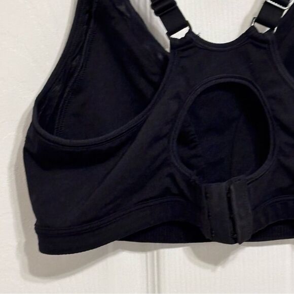 Lands' End | Women’s Black Sports Bra 34D Racerback 3 Prong Closure - Picture 8 of 15